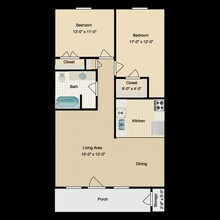 2 Bedroom 2 Bath Upstairs Apartment with Firepl... 26 floor plan